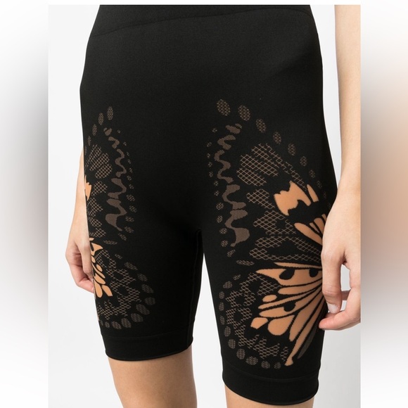 WOLFORD Butterfly Print cycling shorts SIZE MEDIUM - Picture 5 of 5